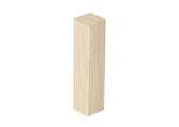 Hoek- en Eindstuk Folie (4st) Medium Blond Oak
