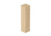 Hoek- en Eindstuk Folie (4st) Mid Wood