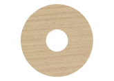 Zelfklevende Rozet (17 mm) New England Oak (10 st.)