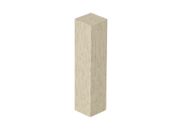 Hoek- en Eindstuk Folie (4st) Grey Oak