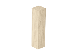 Hoek- en Eindstuk Folie (4st) Medium Blond Oak