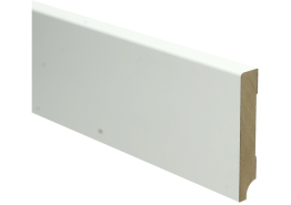 MDF Moderne plint 15x90mm wit voorgelakt RAL9010