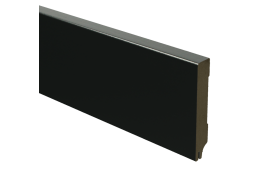 MDF Moderne Plint 90x15mm Voorgelakt RAL 9005 met uitsparing