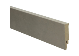 Rechte Folieplint 70x14mm Beige Beton Donker