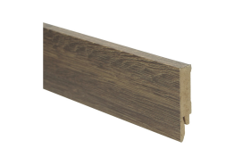 Rechte Folieplint 70x14mm Bruin Geolied