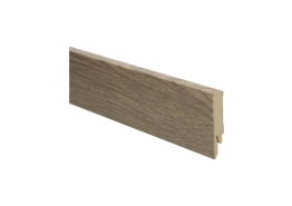 Rechte Folieplint 70x14mm Eiken Lichtbruin Geolied