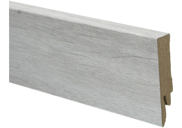 Rechte Folieplint 70x14mm Engelse Eiken Lichtgrijs