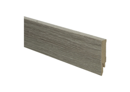 Rechte Folieplint 70x14mm Gerookt Eiken Wit Geolied