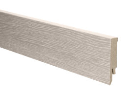 Rechte Folieplint 70x14mm Kalkwit Eiken