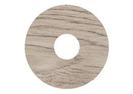 Zelfklevende Rozet (17 mm) Eiken Wit Gerookt Mat (10 st.)