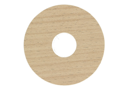 Zelfklevende Rozet (17 mm) New England Oak (10 st.)
