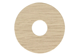 Zelfklevende Rozet (17 mm) Medium Blond Oak (10 st.)