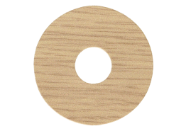 Zelfklevende Rozet (17 mm) Natural Blond (10 st.)