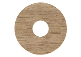 Zelfklevende Rozet (17 mm) Natural Warm Oak (10 st.)