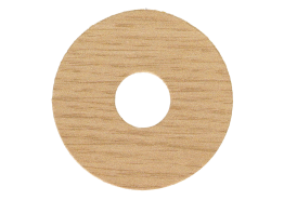 Zelfklevende Rozet (17 mm) Taupe (10 st.)