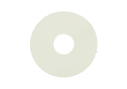 Zelfklevende Rozet (17 mm) Wit RAL9001 (10 st.)