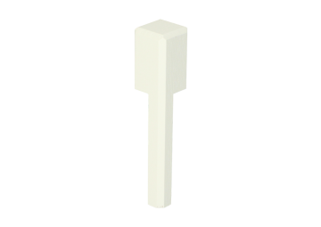 Binnenhoek t.b.v. MDF Renovatieplint 90x18mm RAL9016
