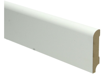 MDF Koloniale plint 15x70mm wit voorgelakt RAL 9010