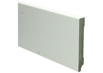 MDF Moderne plint 15x120mm wit voorgelakt RAL 9010