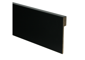 MDF Renovatieplint Modern 120x18mm Voorgelakt RAL 9005