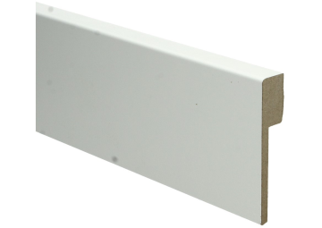 MDF Renovatieplint modern 18x90mm voorgelakt RAL 9010