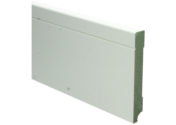 MDF Tijdloze plint 15x120mm wit voorgelakt RAL 9010