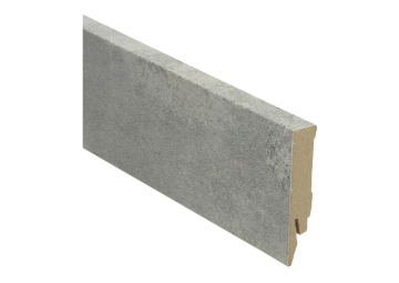MDF Rechte Folieplint 70x14mm Concrete Grey