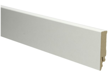 MDF Rechte Folieplint 70x14mm Wit RAL 9001