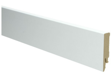 MDF Rechte Folieplint 70x14mm Wit RAL 9016