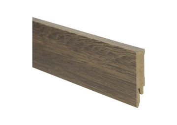 Rechte Folieplint 70x14mm Bruin Geolied
