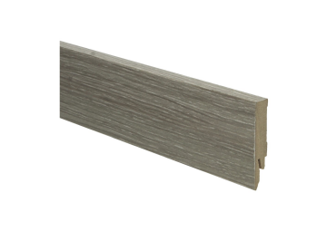 Rechte Folieplint 70x14mm Gerookt Eiken Wit Geolied