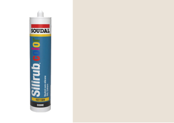 Soudal Siliconenkit RAL 9001 Creme Wit - 300 ml