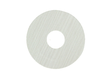 Zelfklevende Rozet (17 mm) Eiken Katoenwit (10 st.)