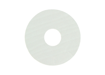 Zelfklevende Rozet (17 mm) Eiken Wit Gelakt (10 st.)