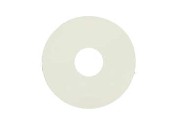 Zelfklevende Rozet (17 mm) Wit RAL9001 (10 st.)