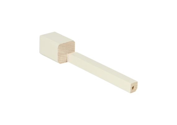 Binnenhoek t.b.v. MDF Renovatieplint 120x18mm RAL9016