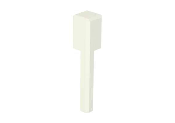 Binnenhoek t.b.v. MDF Renovatieplint 90x18mm RAL9016