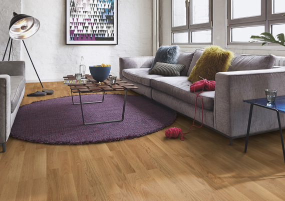 BOEN Eiken Andante LM 3-strooks - 14mm Lamelparket