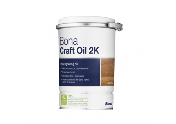 Bona Craft Oil 2K Invisible - 1,25 Liter