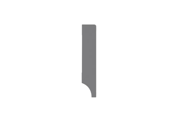 Budget Line MDF Plint 70x15mm Wit Gegrond