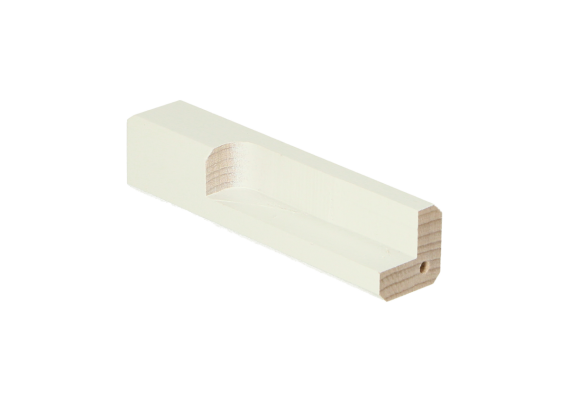 Buitenhoek t.b.v. MDF Renovatieplint 90x18mm RAL9016