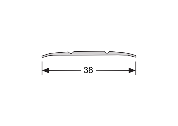 Dilatatieprofiel Zelfklevend 38mm Country Oak Brown - 200cm