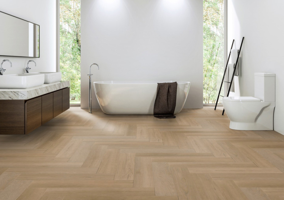 Douwes Dekker PVC Plak Visgraat Gemberkoek