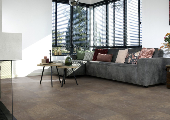 Douwes Dekker PVC Klik Flinke Tegel Brownie - 8.5mm Klik PVC