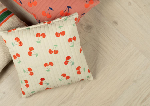 Douwes Dekker PVC Klik Brede Visgraat Cheesecake - 7mm Klik PVC