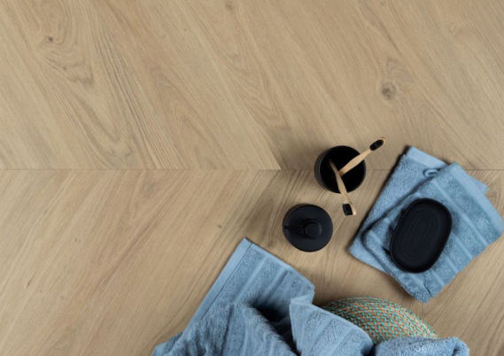 Douwes Dekker PVC Klik Hongaarse Punt Panna Cotta - 8mm Klik PVC