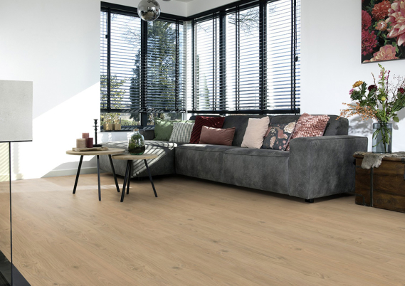 Douwes Dekker PVC Klik Riante Plank Creme Brulee - 7.5mm Klik PVC