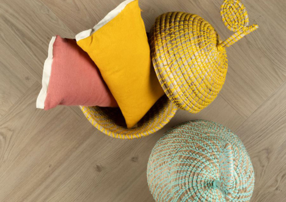 Douwes Dekker PVC Plak Visgraat Panna Cotta