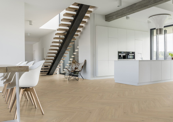 Douwes Dekker PVC Plak Visgraat Panna Cotta