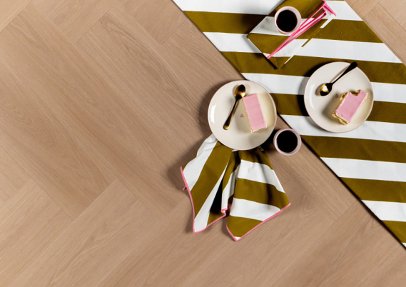 Douwes Dekker PVC Plak Visgraat Tompouce - Ultra Mat